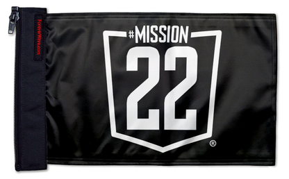 Mission 22 12"x18" Forever Wave Flag
