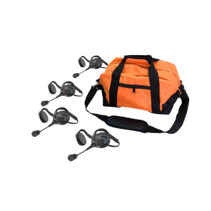 4 MESH Network Bluetooth Headsets with Multi Channels - SET of 4