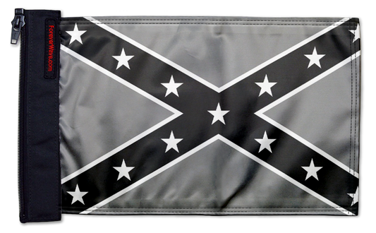 Confederate Subdued 12"x18" Forever Wave Flag for Jeep Wrangler JLU 4-Door 2018-Present