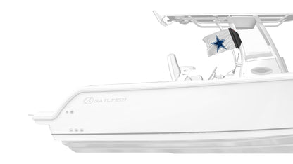 Dallas Cowboys White 11"x17" Forever Wave Flag