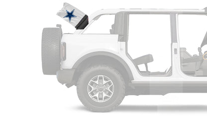 Dallas Cowboys White 11"x17" Forever Wave Flag for Bronco