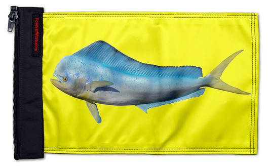 Dolphin 12"x18" Forever Wave Flag