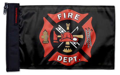 Fire Department 12"x18" Forever Wave Flag