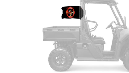 Fire Department 12"x18" Forever Wave Flag