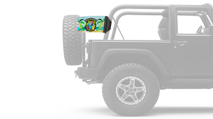 5 O'Clock 12"x18" Forever Wave Flag for Jeep Wrangler LJ 2003-2006