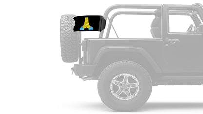 Emoji Praying Hands 12"x18" Forever Wave Flag for Jeep Wrangler CJ-7 and CJ-8 1976-1986