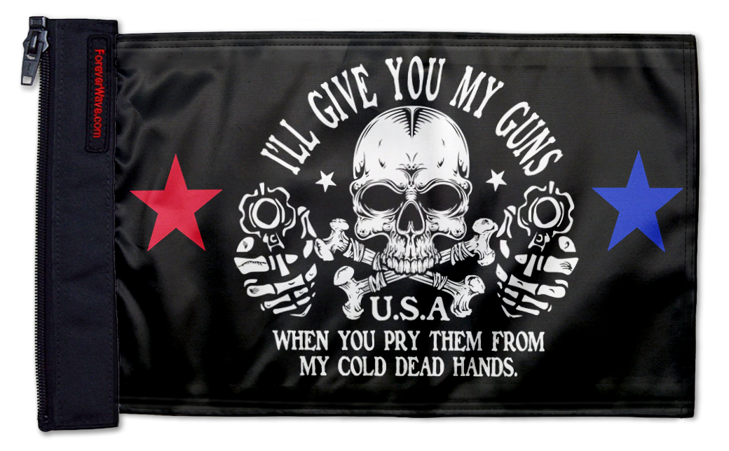 2A We The People 12"x18" Forever Wave Flag for Jeep Wrangler TJ 1996-2006