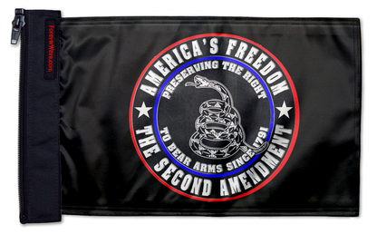 2nd Amendment 12"x18" Forever Wave Flag for Jeep Wrangler TJ 1996-2006