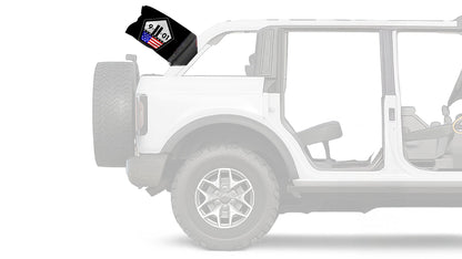 911 Remember 12"x18" Forever Wave Flag for Bronco