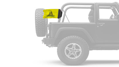 Gadsden "Don't Tread On Me" 12"x18" Forever Wave Flag for Jeep Wrangler JK 2-Door 2007-2018