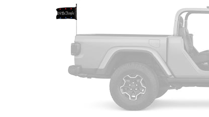 We The People 12"x18" Forever Wave Flag for Jeep Wrangler JL 2-Door 2018-Present