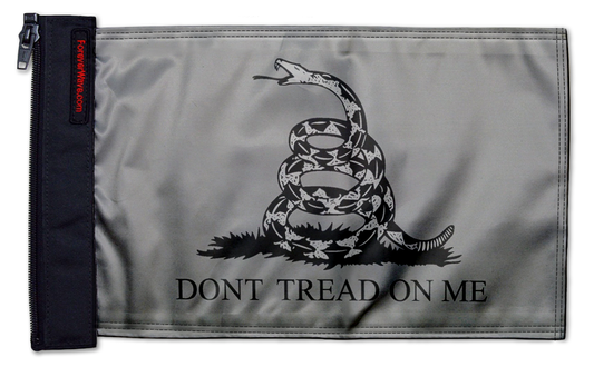 Gadsden Subdued 12"x18" Forever Wave Flag for Jeep Wrangler YJ 1986-1995