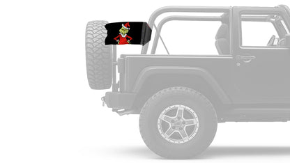 The Grinch 12"x18" Forever Wave Flag for Jeep Wrangler CJ-7 and CJ-8 1976-1986