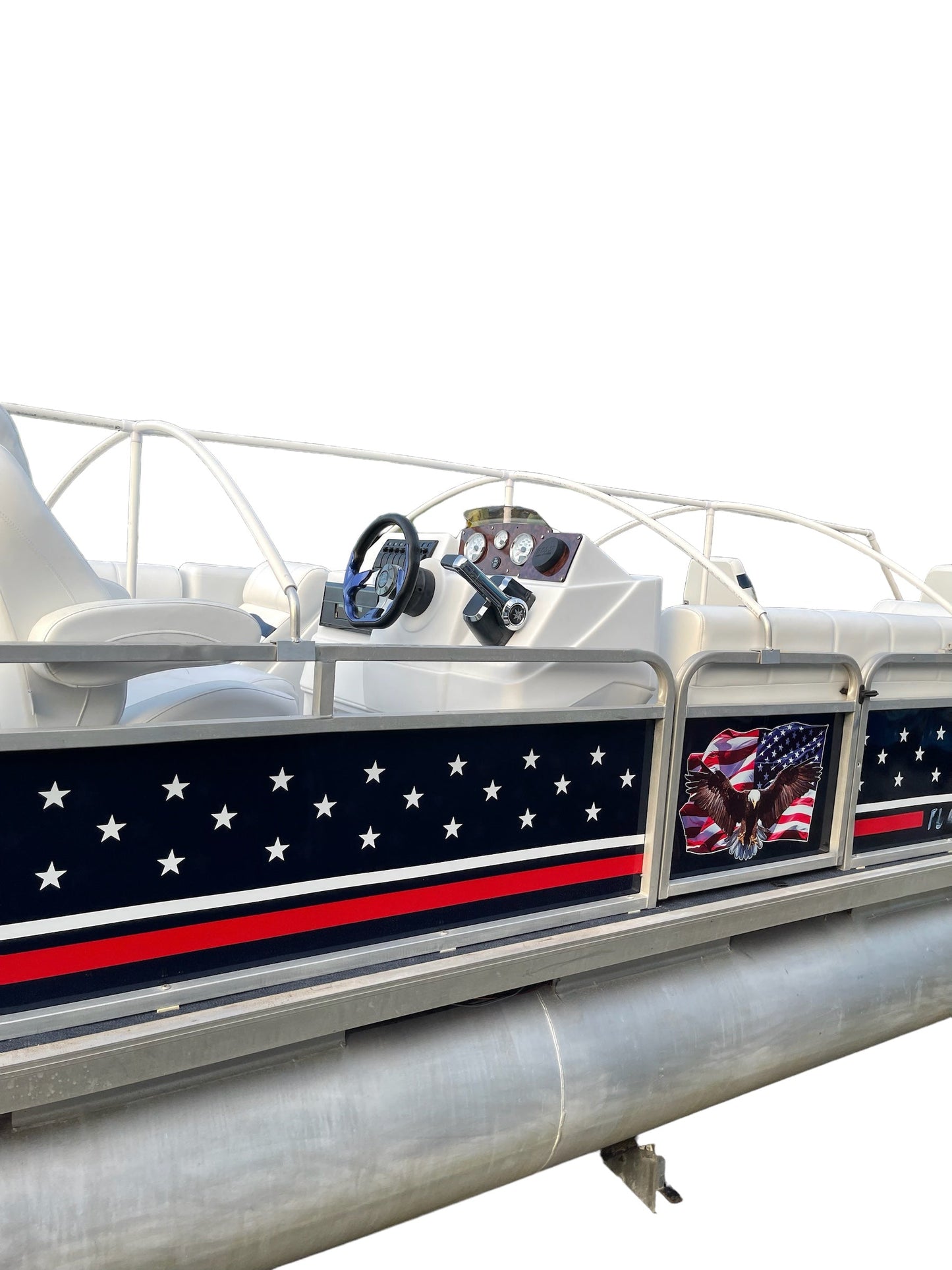 Pontoon Boat Canvas Solution 22'-26' with 6" Rise