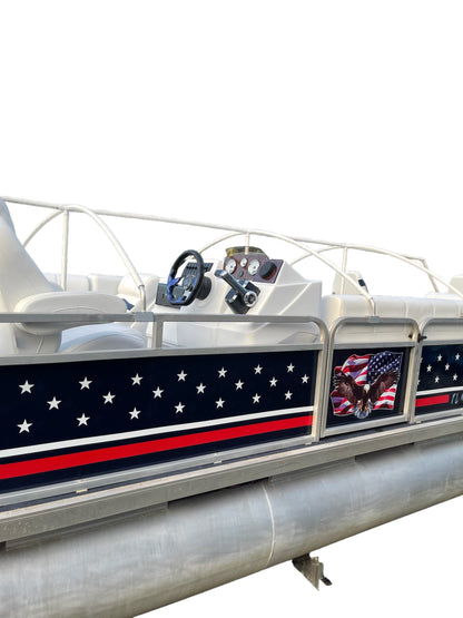 Pontoon Boat Canvas Solution 22'-26' with 6" Rise