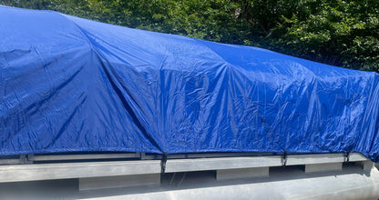 22′-26′ Pontoon Boat Canvas Solution with 9″ Rise with 18 Gator Bites