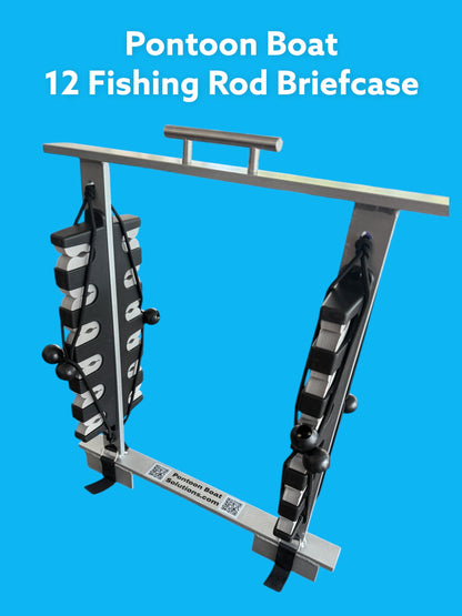 Pontoon Boat 12 fishing Rod Briefcase
