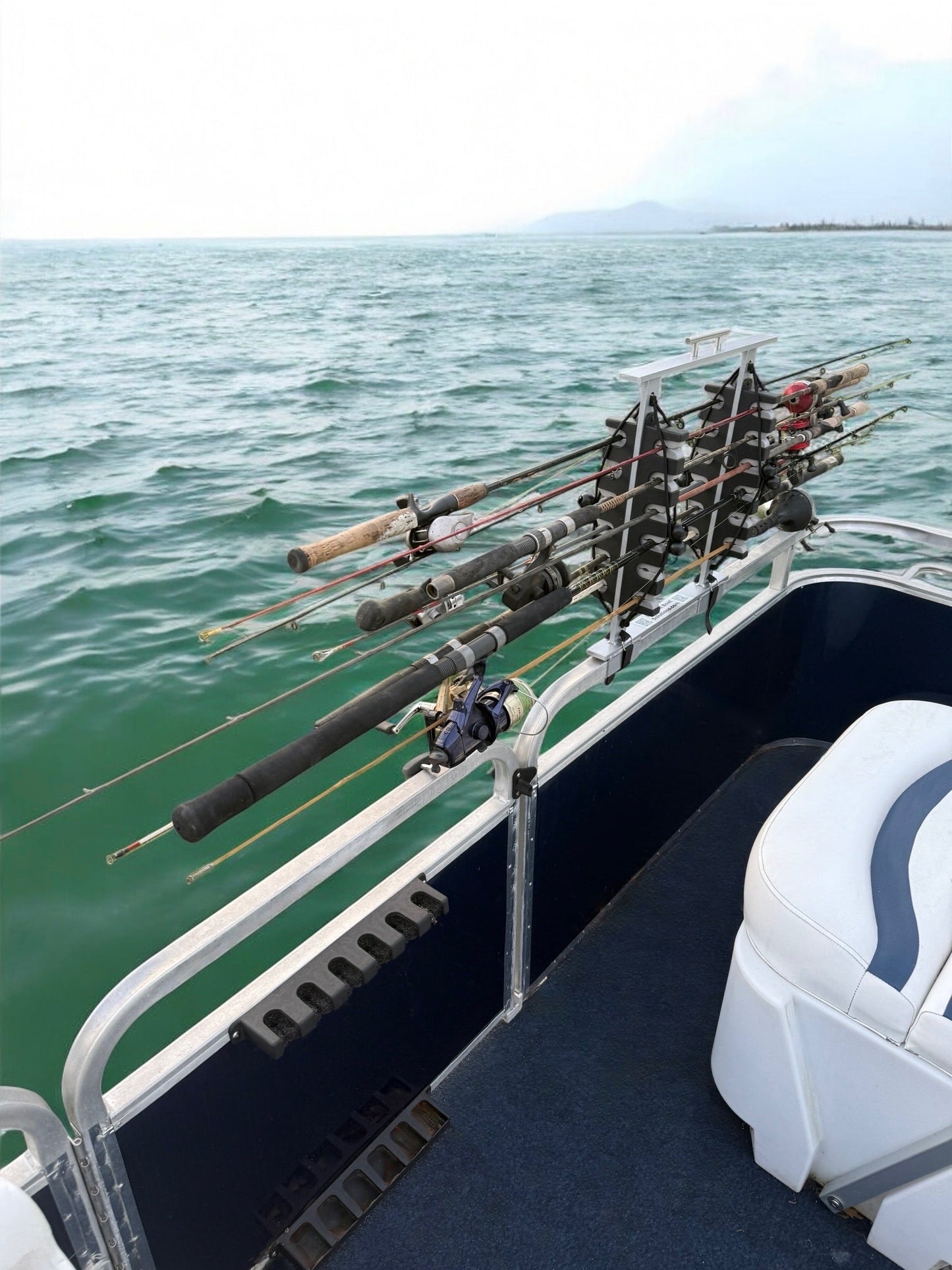 Pontoon Boat 12 fishing Rod Briefcase