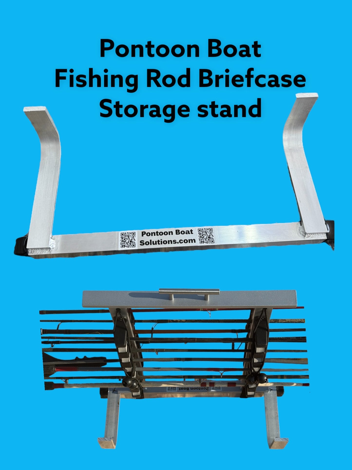 Pontoon Boat 12 fishing Rod Briefcase
