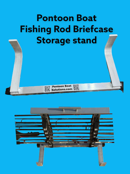 Pontoon Boat 12 fishing Rod Briefcase