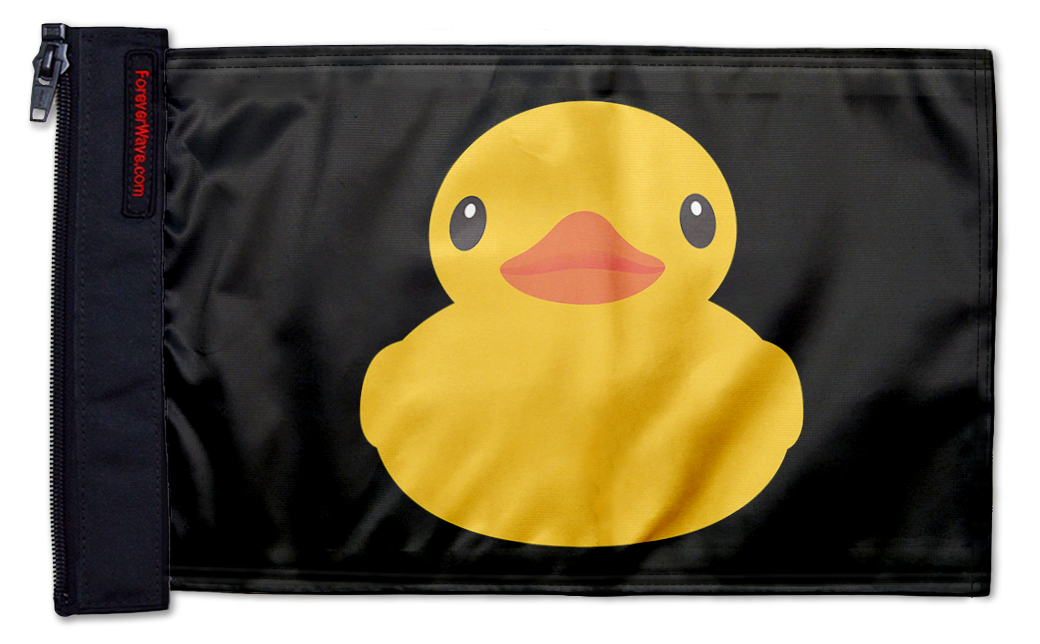 Duck 12"x18" Forever Wave Flag for Jeep Wrangler JL 2-Door 2018-Present
