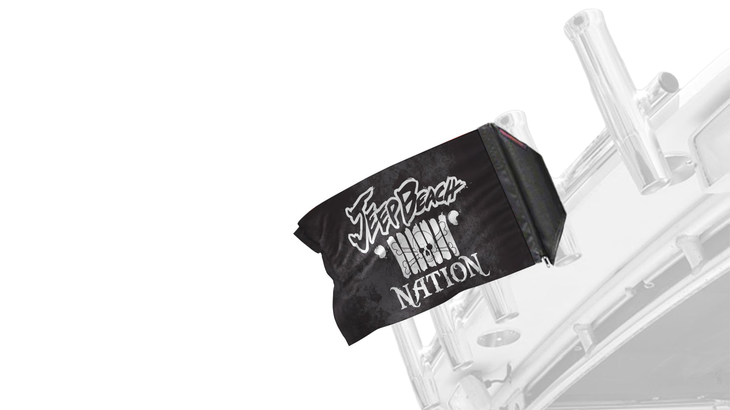 Jeep Beach Nation 12"x18" Forever Wave Flag