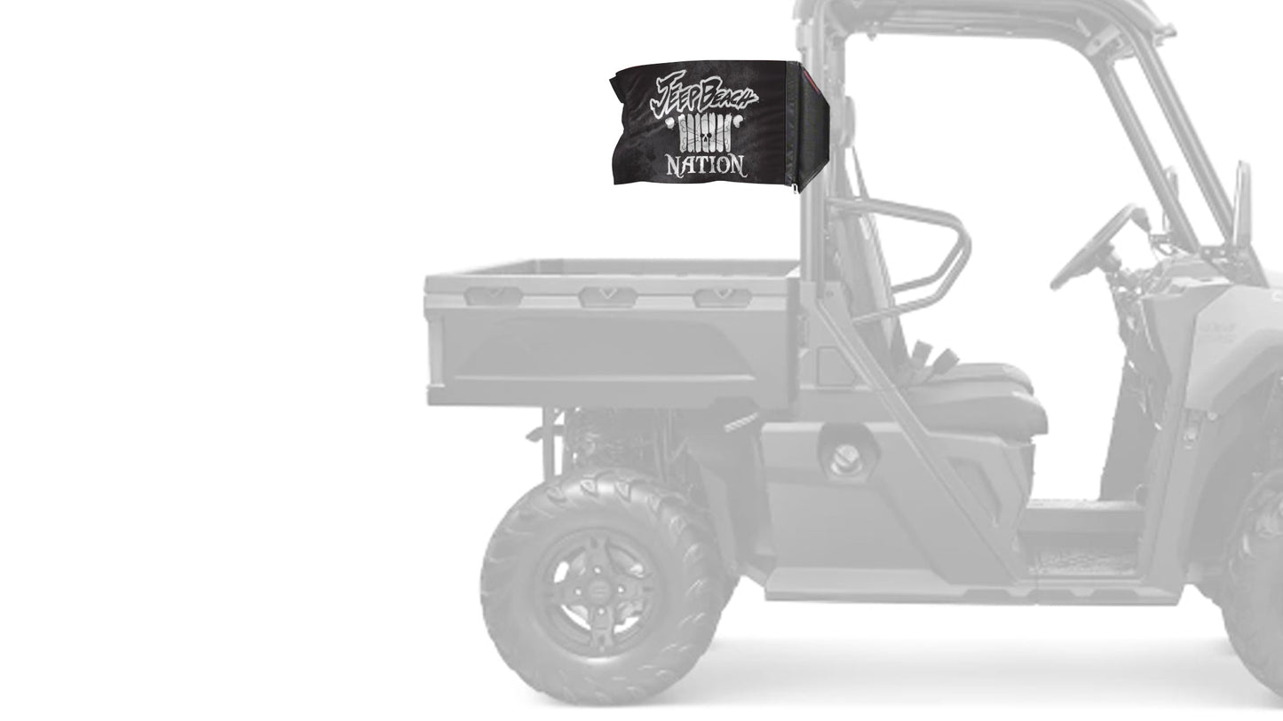 Jeep Beach Nation 12"x18" Forever Wave Flag