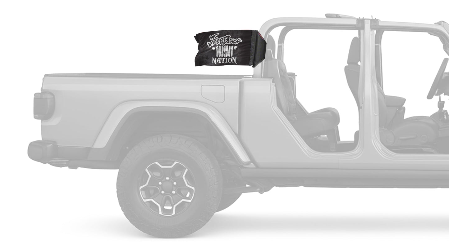 Jeep Beach Nation 12"x18" Forever Wave Flag