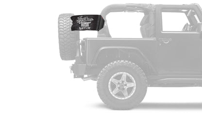 Jeep Beach Nation 12"x18" Forever Wave Flag for Jeep Wrangler JLU 4-Door 2018-Present