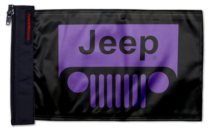 Jeep Grill 12"x18" Forever Wave Flag for Jeep Wrangler JL 2-Door 2018-Present