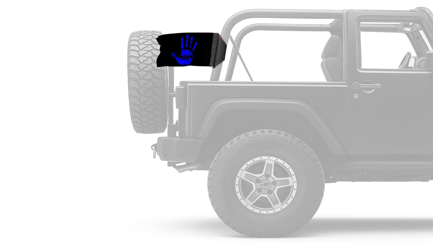 Jeep Wave 12"x18" Forever Wave Flag for Jeep Wrangler JL 2-Door 2018-Present