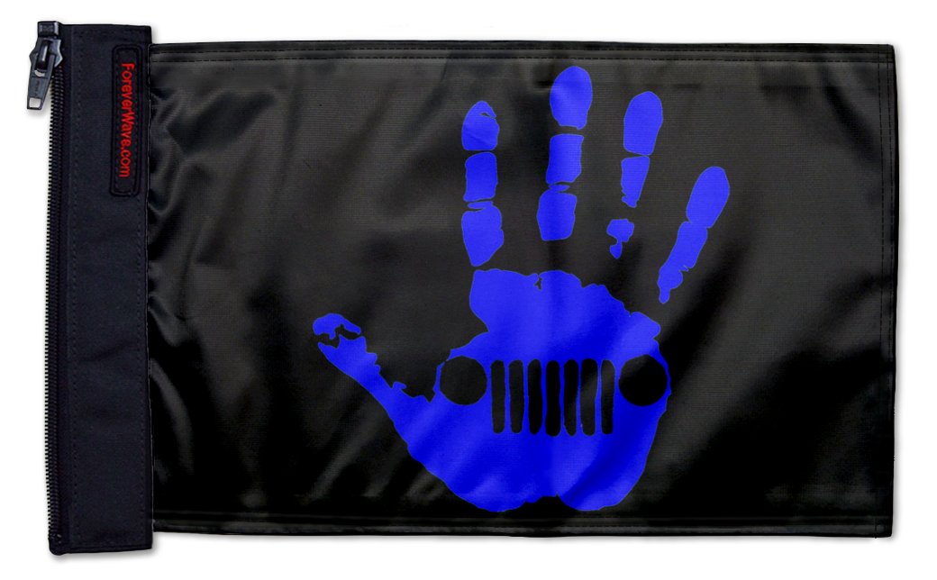 Jeep Wave 12"x18" Forever Wave Flag for Bronco