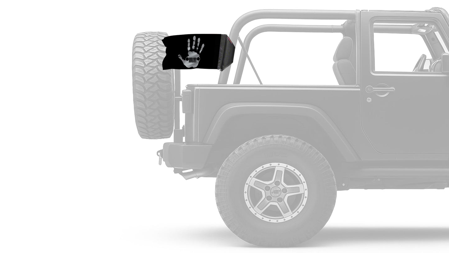 Jeep Wave 12"x18" Forever Wave Flag for Jeep Wrangler CJ-7 and CJ-8 1976-1986