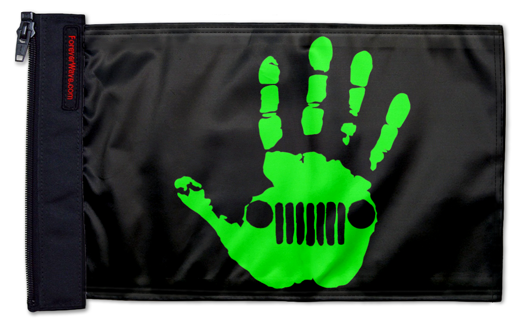 Jeep Wave 12"x18" Forever Wave Flag for Bronco