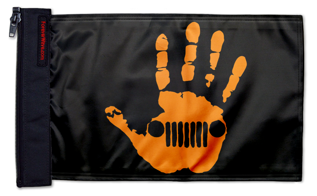 Jeep Wave 12"x18" Forever Wave Flag for Bronco