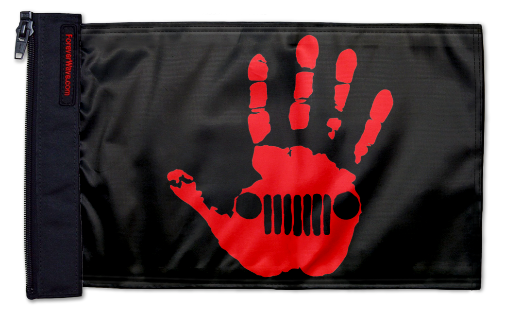 Jeep Wave 12"x18" Forever Wave Flag for Bronco