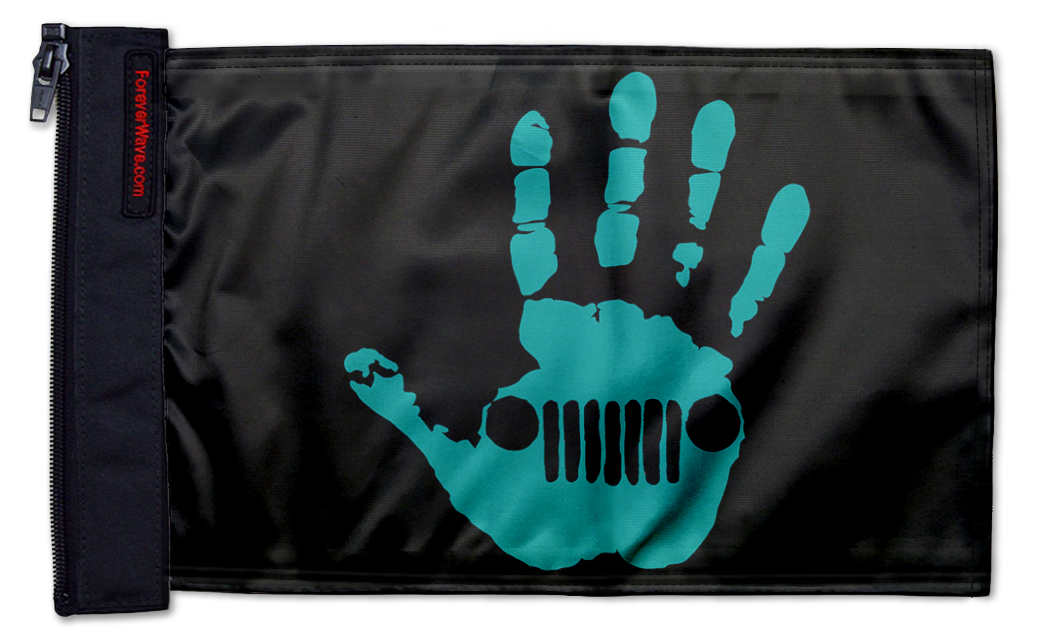Jeep Wave 12"x18" Forever Wave Flag for Bronco