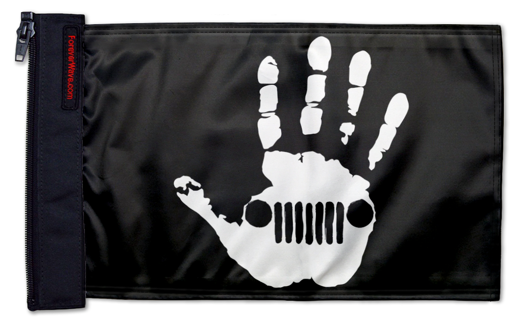 Jeep Wave 12"x18" Forever Wave Flag for Bronco