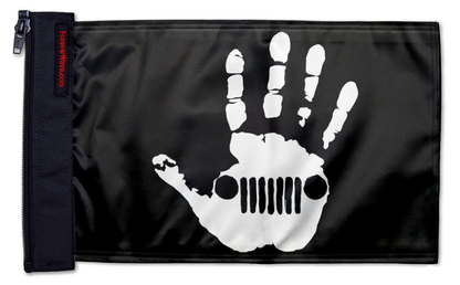 Jeep Wave 12"x18" Forever Wave Flag for Jeep Wrangler JK 2-Door 2007-2018