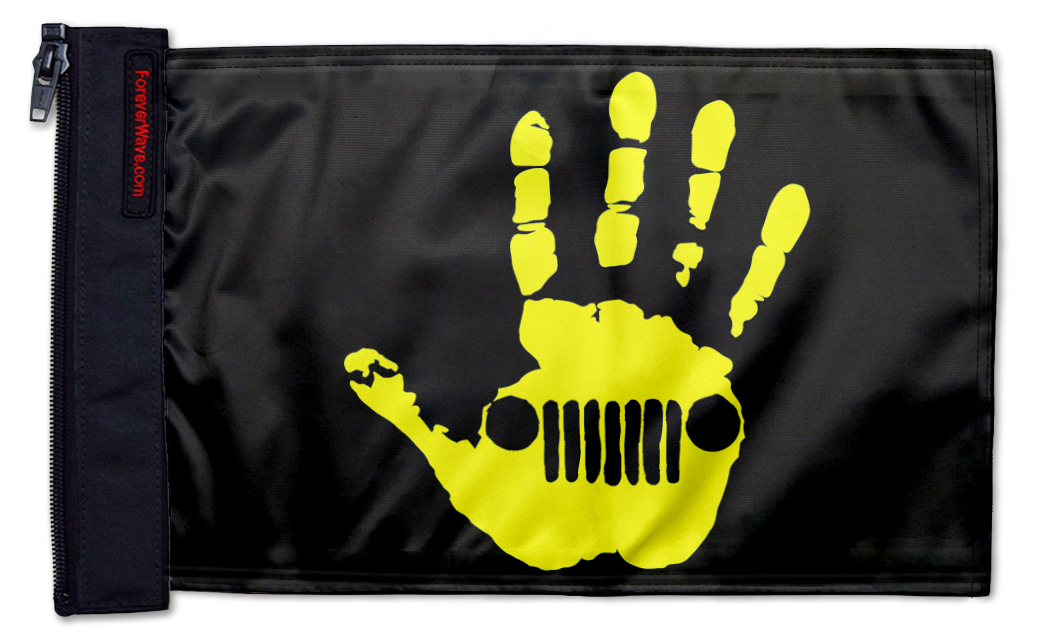 Jeep Wave 12"x18" Forever Wave Flag for Bronco