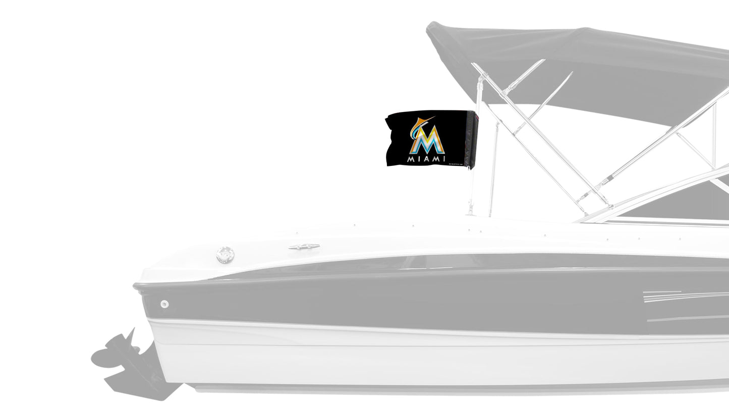 Miami Marlins 11"x17" Forever Wave Flag