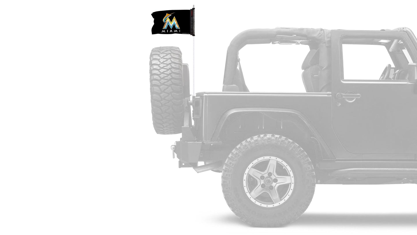 Miami Marlins 11"x17" Forever Wave Flag