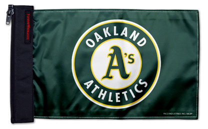 Oakland A's 11"x17" Forever Wave Flag for Jeep Wrangler JLU 4-Door 2018-Present