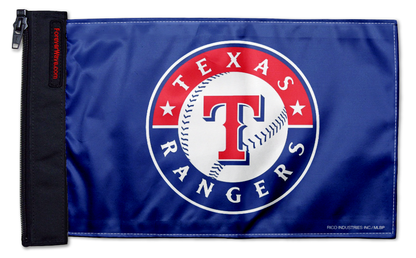 Texas Rangers 11"x17" Forever Wave Flag for Jeep Wrangler JK 2-Door 2007-2018