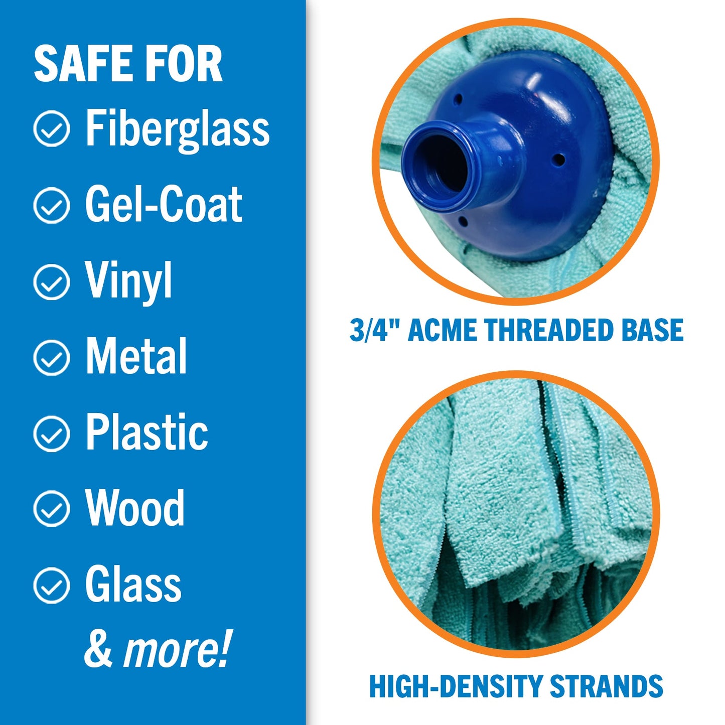 Microfiber Mop Head
