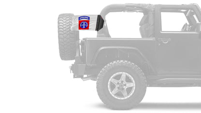 Airborne 82nd Division 12"x18" Forever Wave Flag for Jeep Wrangler JK 2-Door 2007-2018