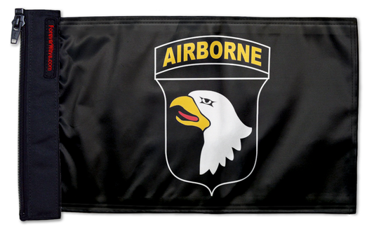 Airborne 101st Division 12"x18" Forever Wave Flag for Jeep Wrangler TJ 1996-2006