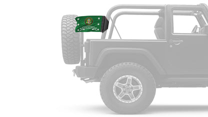 Army Served With Pride 12"x18" Forever Wave Flag for Jeep Wrangler TJ 1996-2006