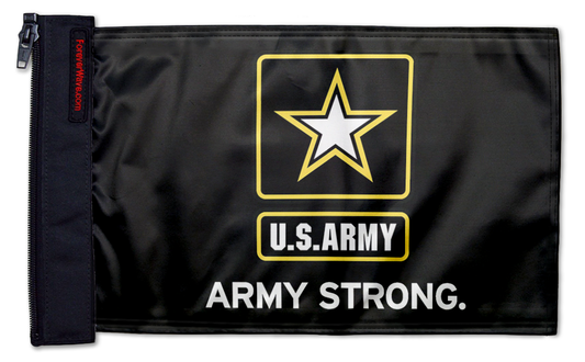 Army Strong 12"x18" Forever Wave Flag for Jeep Wrangler TJ 1996-2006