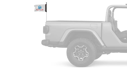 Army 12"x18" Forever Wave Flag for Jeep Wrangler TJ 1996-2006